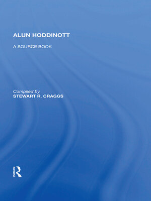 cover image of Alun Hoddinott